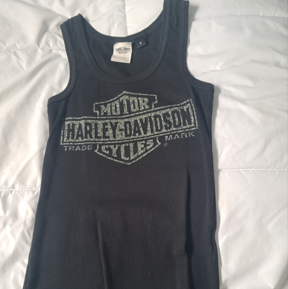 Women's Small Harley-Davidson Black Tank Top